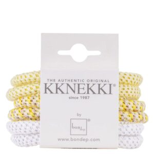 Kknekki Slim Hair Tie Bundle 16 6pcs