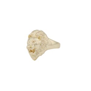 Snö Of Sweden Oz Lion Ring Plain Gold L