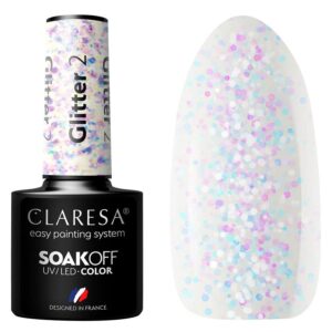 Claresa Nail Polish Hybrid Soak Off Glitter 02 5ml