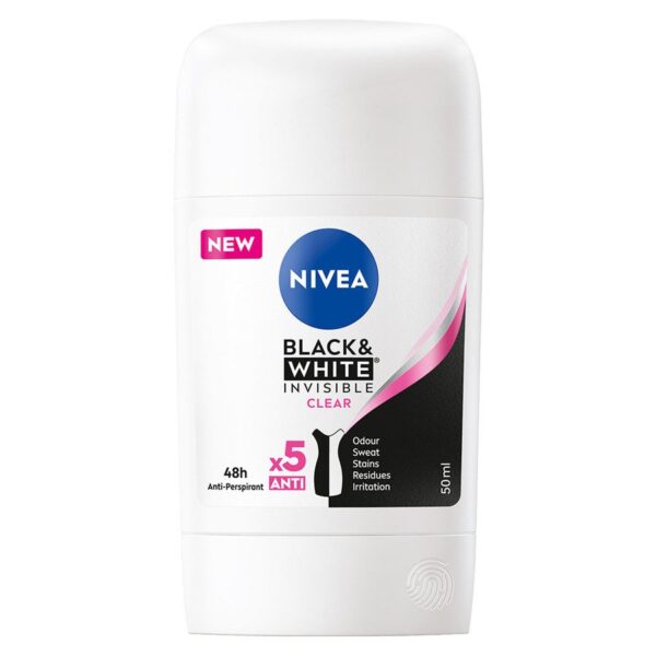 NIVEA Deo Black & White Invisible Stick 50ml