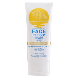 Bondi Sands Fragrance Free Face Sunscreen Lotion SPF50 75ml