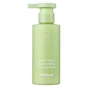 By Wishtrend Green Tea & Enzyme Milky Foaming Wash 140ml