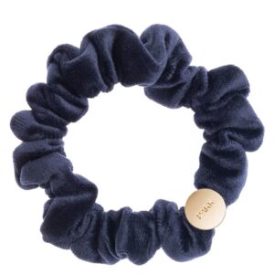 DARK Velvet Mini Scrunchie Navy Blue