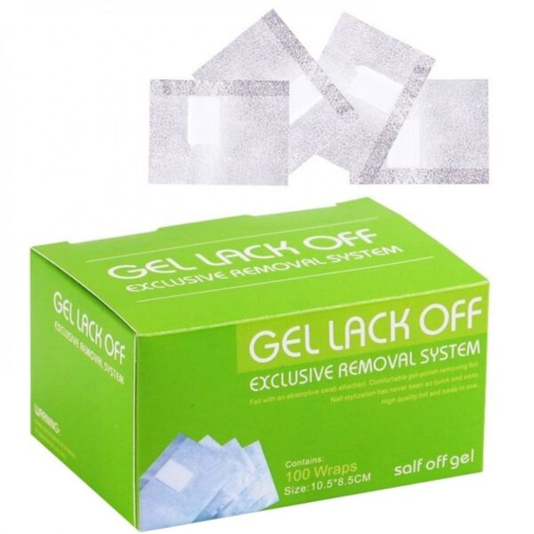 Claresa Gel Lack Off Exclusive Removal System 100pcs