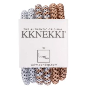 Kknekki Slim Hair Tie Bundle 8 6pcs