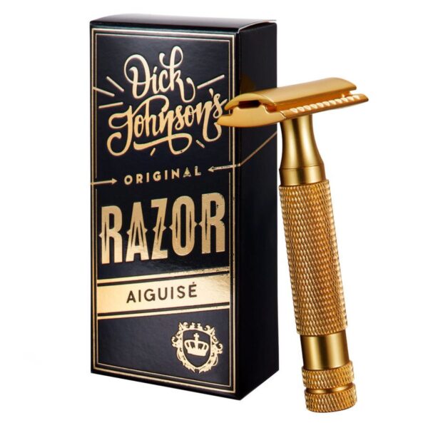 Dick Johnson Safety Razor Aiguisé Gold