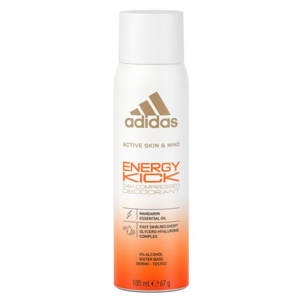 Adidas Energy Kick 24H Compressed Deodorant 100ml