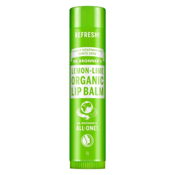 Dr. Bronner Lemon Lime Organic Lip Balm 4g