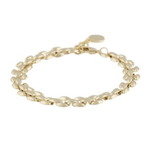 Snö Of Sweden Aero Square Bracelet Plain Gold