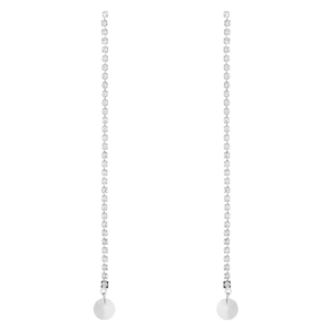 Orelia Jewellery Long Cupchain Gem Drop Earrings