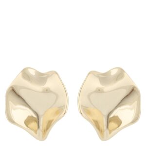 SNÖ Of Sweden Hilma Big Earrings Plain Gold Onesize