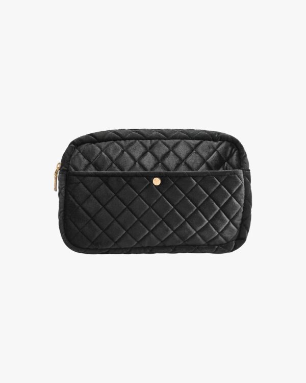 Velvet Beauty Bag Large Black