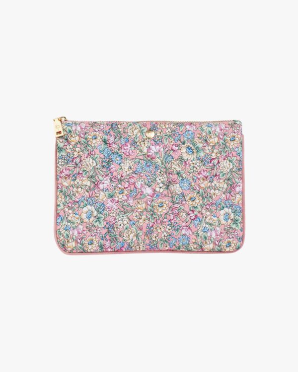 Cotton Clutch Rosie Flower