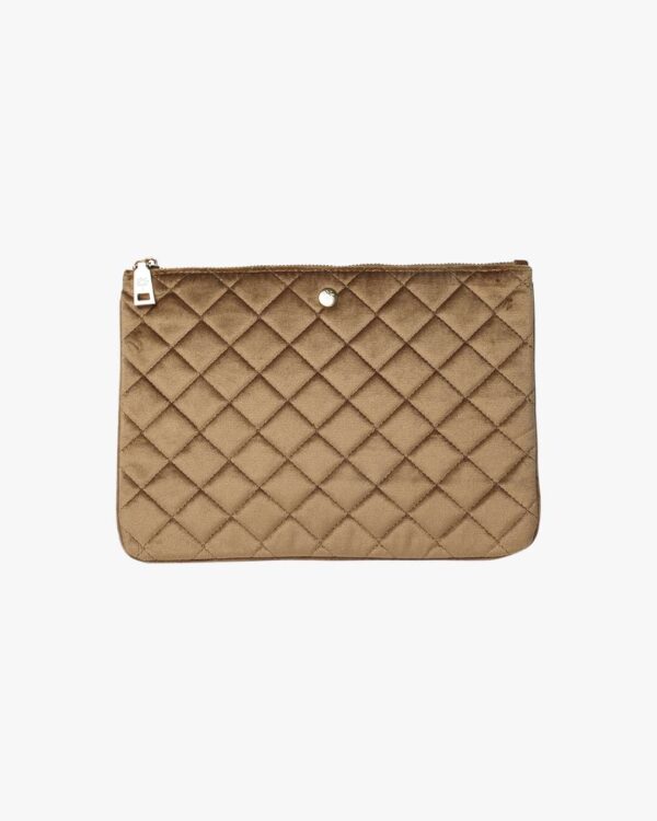 Velvet Clutch Hazelnut