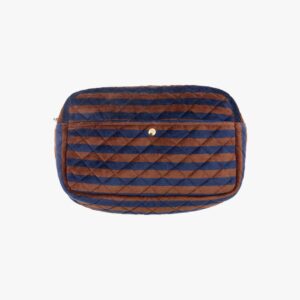 Beauty Bag Blues & Stripe Large