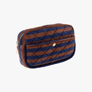 Beauty Bag Blues & Stripe Medium