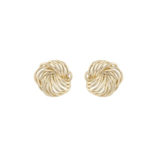 Snö Of Sweden Dakota Small Round Earring Plain Gold