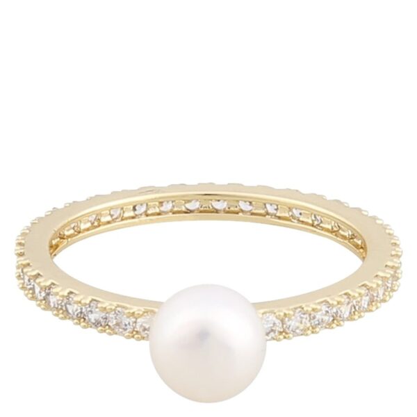 SNÖ Of Sweden Rio Small Pearl Ring Gold White S