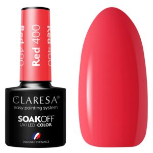 Claresa Nail Polish Hybrid Soak Off Red 400 5ml