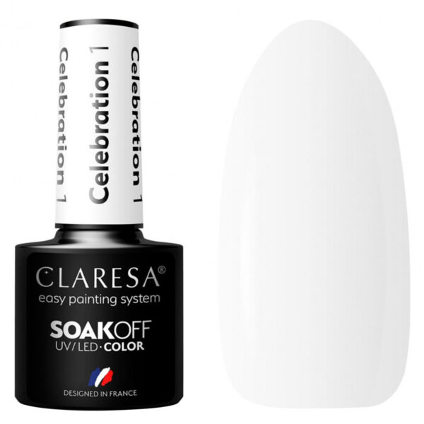 Claresa Nail Polish Hybrid Soak Off Celebration 01 5ml