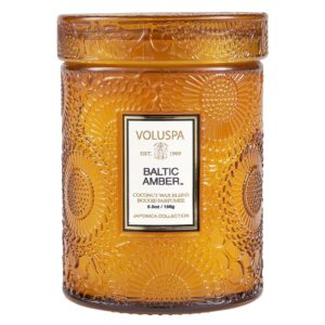 Voluspa Mini Glass Jar Baltic Amber 156g