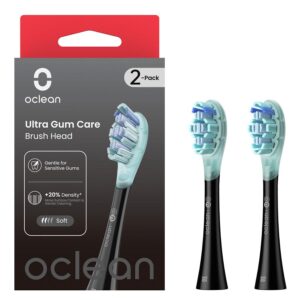 Oclean Ultra Gum Care Brush Head Black 2pcs