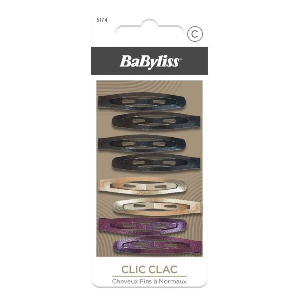 BaByliss Accessories Oval Clip 8pcs