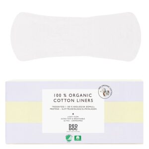 DeoDoc Organic Cotton Liners Unwrapped 22pcs