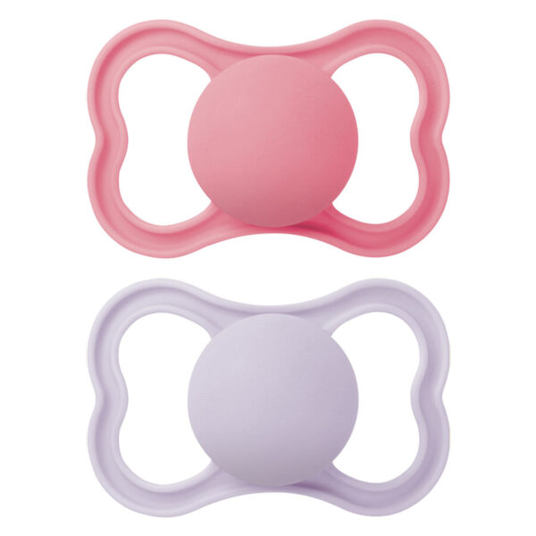 MAM Air Silicone 16-36m Pink 2pcs