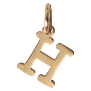 DARK Letter Charm H