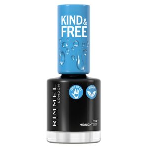 Rimmel London Kind & Free Nail Polish Lacquer 159 Midnight Sky 8m