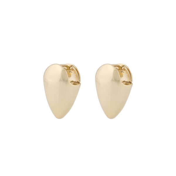 Snö Of Sweden Aero Short Earring Plain Gold