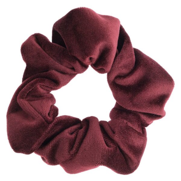 DARK Velvet Scrunchie Maroon