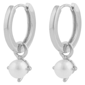 SNÖ Of Sweden Lucy Ring Pendant Earrings Silver White Onesize