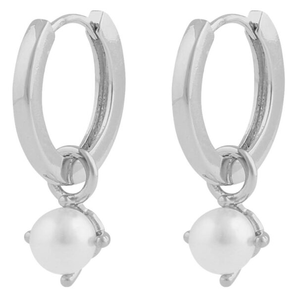 SNÖ Of Sweden Lucy Ring Pendant Earrings Silver White Onesize