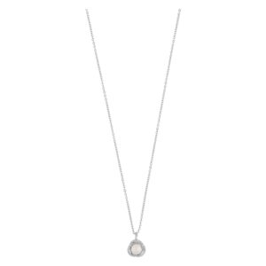 Snö Of Sweden Mayfair Pearl Pendant Necklace Silver/White 45cm