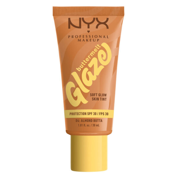 NYX Professional Makeup Buttermelt Glaze SPF30 Foundation 04 Almo