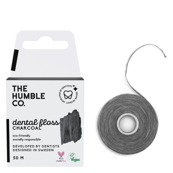 The Humble Co Dental Floss Charcoal 50m