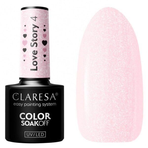 Claresa Nail Polish Hybrid Soak Off Love Story 04 5ml