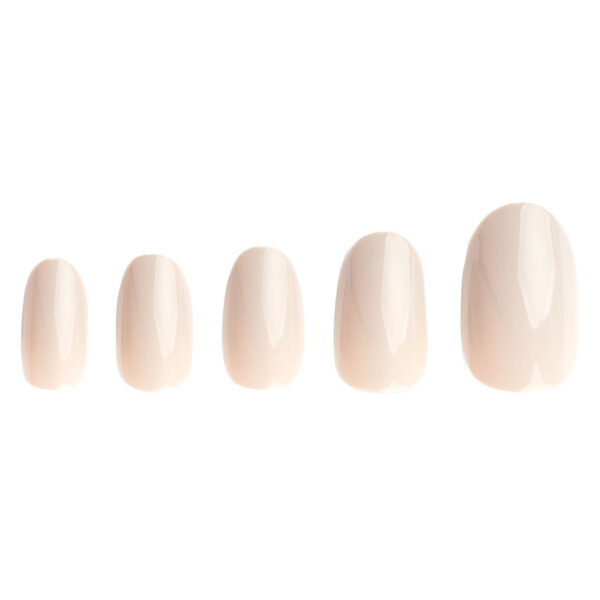 Invogue Classic Nude Oval Nails 24pcs