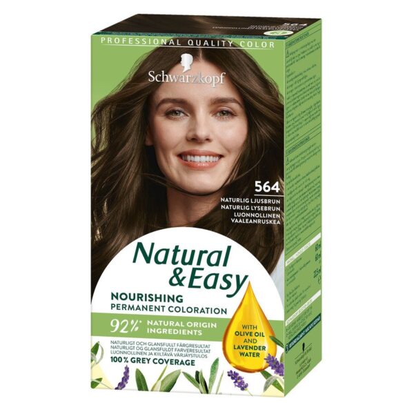 Schwarzkopf Natural & Easy 564 Natural Light Brown