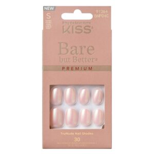 KISS Bare-But-Better Premium Nails Mocha