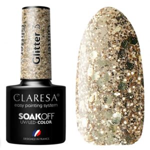 Claresa Nail Polish Hybrid Soak Off Glitter 03 5ml