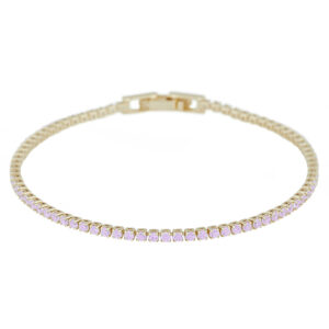 SNÖ Of Sweden Sally Stone Bracelet Gold Light Pink Onesize