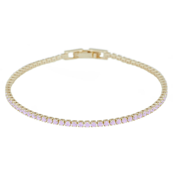 SNÖ Of Sweden Sally Stone Bracelet Gold Light Pink Onesize