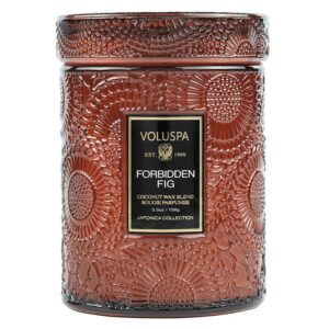 Voluspa Mini Glass Jar Forbidden Fig 156g