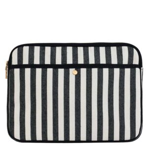 Fan Palm Cotton Stripe Laptop Sleeve