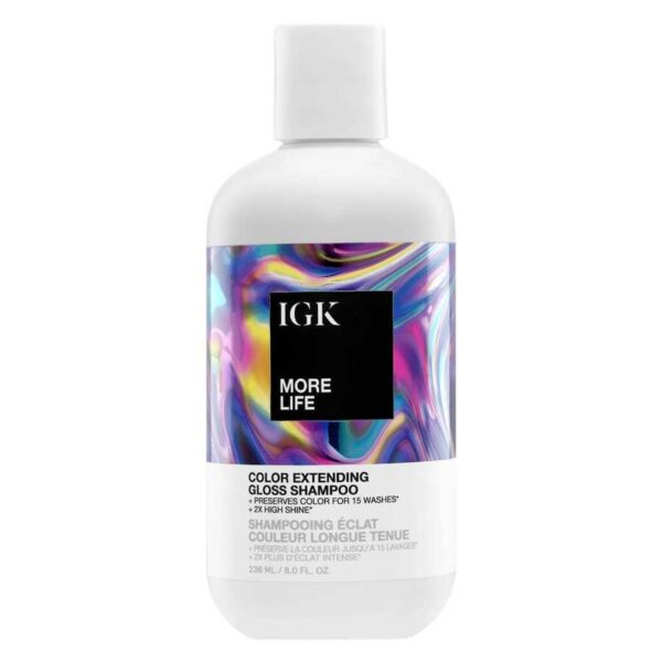 IGK More Life Color Extending Gloss Shampoo 236ml