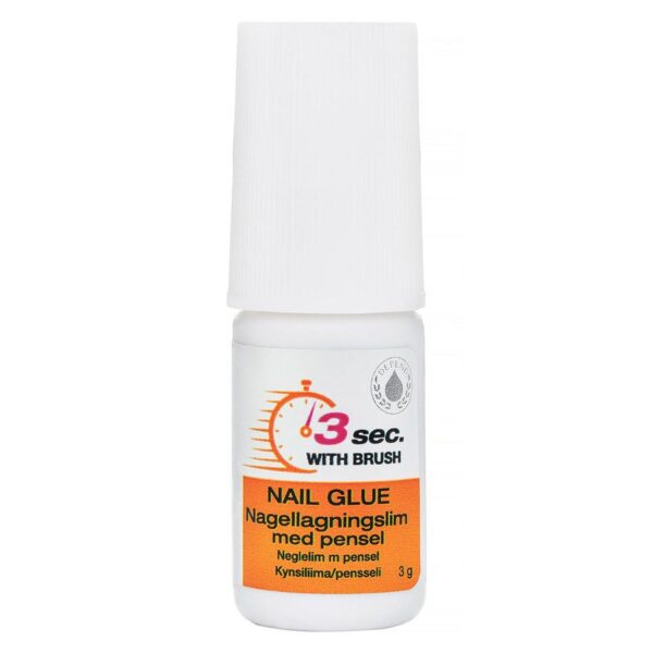 Depend Nail Glue 3 Sec. Naturel Reperation With Brush 3g