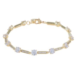 Snö Of Sweden Chicago Bracelet Gold/Clear Onesize